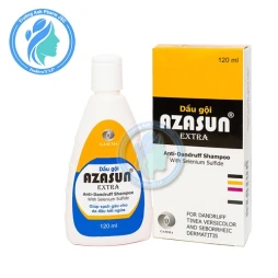 Dầu gội Azasun 120ml - Dầu gội giúp tóc sạch gàu, giảm ngứa