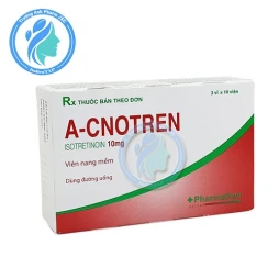 A-Cnotren 10mg - Thuốc điều trị mụn trứng cá nặng của Hy Lạp