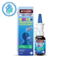 Betadine Kids Nasal Spray 20ml - Xịt mũi chặn virus gây cúm