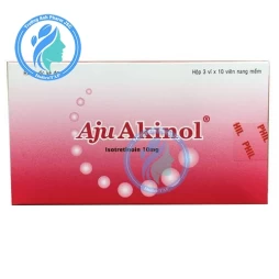 Aju Akinol 10mg - Thuốc trị mụn trứng cá sần nặng hiệu quả