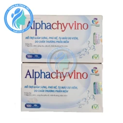 Alphachyvino Herbitech - Hỗ trợ làm giảm sưng, phù nề, tụ máu