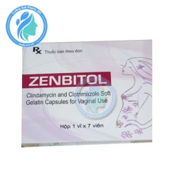 Zenbitol - Thuốc đặt âm đạo điều trị viêm nhiễm của Ấn Độ
