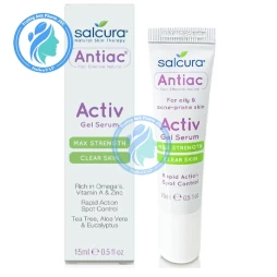Antiac Activ Gel Serum 15ml - Giúp điều trị viêm da, mụn trứng cá hiệu quả