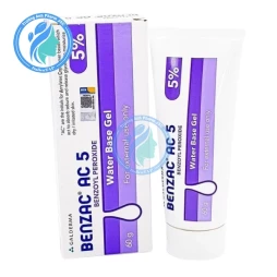 Benzac AC 5% - Diệt tận gốc mụn viêm, giảm mụn đầu đen, đầu trắng