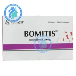 Bomitis 20mg (Isotrentinoin) - Thuốc trị mụn trứng cá nặng