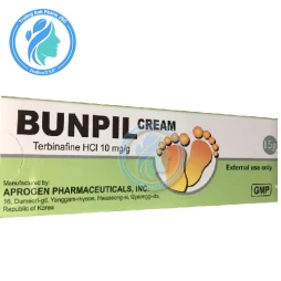 Bunpil Cream 15g - Thuốc điều trị nhiễm nấm ở da, móng