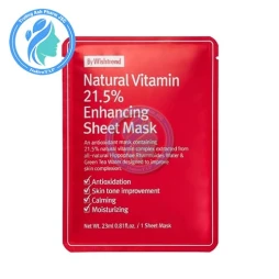 By Wishtrend mặt nạ giấy Natural Vitamin 21.5% Enhancing Sheet Mask 23g