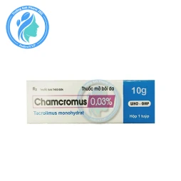 Chamcromus 0,03% 10g - Điều trị viêm da cho người lớn và trẻ em
