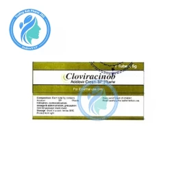 Cloviracinob Cream 5g - Điều trị nhiễm Herpes simplex của Ấn Độ (10 hộp)