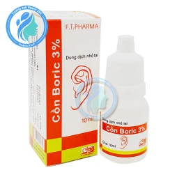 Cồn Boric 3% 10ml - Thuốc điều trị nấm tai