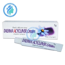 Daehwa Acyclovir Cream 5g - Điều trị nhiễm herpes simplex da