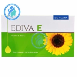 Ediva E 400IU DHG - Phòng ngừa và điều trị thiếu Vitamin E