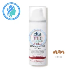 EltaMD UV Clear Broad-Spectrum SPF 46 - Tinted (bản có màu) - Kem chống nắng