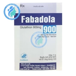 Fabadola 900 Pharbaco - Thuốc hỗ trợ giảm độc tính trên hệ thần kinh