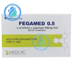 Fegamed 0.5 Medlac - Thuốc điều trị bệnh lý về gan của Việt Nam