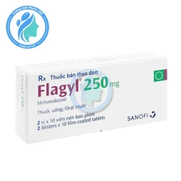 Flagyl 250mg Sanofi - Thuốc điều trị viêm nhiễm đường tiết niệu