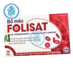 BỔ MÁU FOLISAT - Hỗ trợ bổ sung sắt và acid folic cho cơ thể