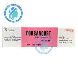 Forsancort 15g - Điều trị viêm da hiệu quả của Medipharco (10 hộp)