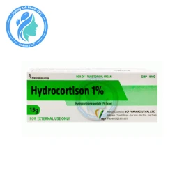 Hydrocortison 1% 15g VCP - Thuốc điều trị viêm da hiệu quả