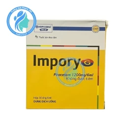 Impory G 1200mg/6ml HD Pharma - Thuốc điều trị tổn thương mạch máu não gây đột quỵ