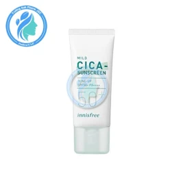 innisfree Mild Cica Suncreen Tone Up SPF 50+ PA++++ 35ml - Kem chống nắng nâng tone