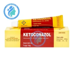 Ketoconazol 10g -Thuốc điều trị các bệnh nấm ở da và niêm mạc