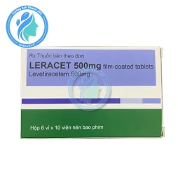 Leracet 500mg Film-coated tablets - Thuốc điều trị động kinh