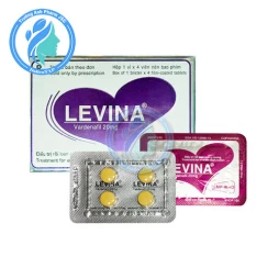 Levina 20mg Armephaco - Thuốc điều trị rối loạn cương dương hiệu quả