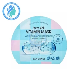 Mặt Nạ Banobagi Stem Cell Vitamin Mask - Whitening & Relaxing Revital (Xanh Lá) 30g
