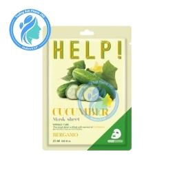 Mặt Nạ Bergamo Help Cucumber Mask Sheet 25ml