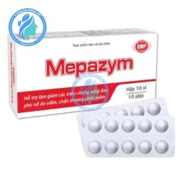 Mepazym Viheco - Hỗ trợ giảm viêm, giảm phù nề hiệu quả