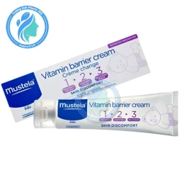 Mustela Vitamin Barrier Cream 50ml - Kem chống hăm tã