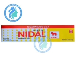 Nidal 2,5% 30g (gel) - Giải pháp kháng viêm, giảm đau hiệu quả (10 hộp)