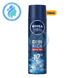 Nivea Men 48h Cool Kick 150ml - Xịt khử mùi dành cho nam