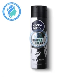 Nivea Men 48h Invisible For Black & White 150ml - Xịt khử mùi