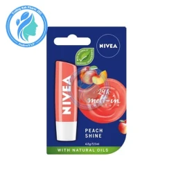 Nivea Peach Shine 4.8g - Son dưỡng ẩm hương đào