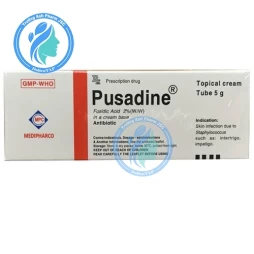 Pusadin 2% 5g - Điều trị nhiễm trùng da hiệu quả của Medipharco (10 hộp)