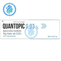 Quantopic 0,03% 10g - Giải pháp điều trị chàm thể tạng