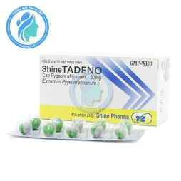 Shine Tadeno 50mg Medisun - Phòng và hỗ trợ điều trị rối loạn đường tiểu