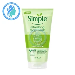 Simple Sữa rửa mặt Moisturising Facial Wash Smooth And Healthy Looking Skin 150ml