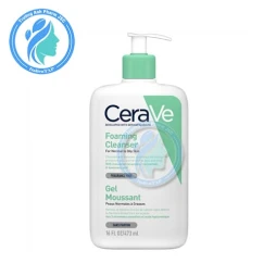 Sữa rửa mặt Cerave Foaming Cleanser Gel Moussant 473ml chuẩn USA cho da dầu