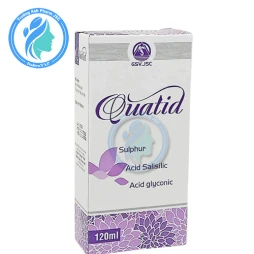 Sữa rửa mặt Quatid 120ml - Làm sạch, ngừa mụn cho da dầu, mụn