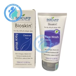 Salcura Bioskin Face Wash Cleanse 150ml - Sữa rửa mặt cấp ẩm