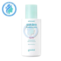 Tẩy Tế Bào Chết Dạng Lỏng Goodal Apple Mint Aha Bha 10% Exfoliating Liquid 150ml