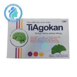 Thực phẩm bảo vệ sức khỏe TiAgokan - Hỗ trợ điều trị rối loạn nhận thức ở người lớn tuổi