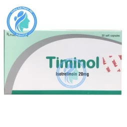 Timinol 20mg - Thuốc điều trị mụn trứng cá của Phil Inter Pharma