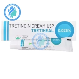 Tretiheal 0.025% 20g (Tretinoin Cream) - Giúp giảm mụn hiệu quả