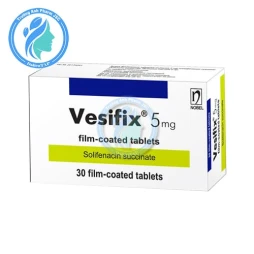 Vesifix 5mg Nobel - Điều trị trường hợp bàng quang hoạt động quá mức