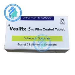 Vesifix 5mg Nobel - Điều trị trường hợp bàng quang hoạt động quá mức