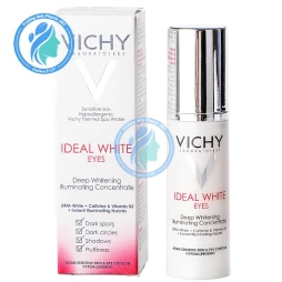 Vichy Ideal White Eyes Deep Whitening 15ml - Giúp điều trị quầng thâm mắt của Pháp